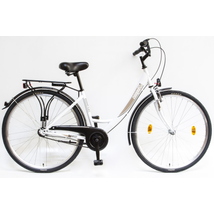 28" SCHWINN-CSEPEL BUDAPEST A N3 SEB.FEHÉR KERÉKPÁR