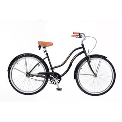 26" NEUZER CRUISER BEACH 1 SEBESSÉGES NŐI FEKETE KERÉKPÁR